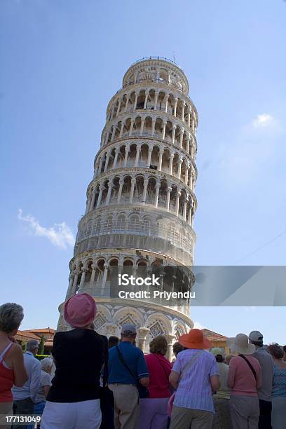 Tourist Watching Leaning Tower Of Pisa Stock Photo - Download Image Now - 6-7 Years, Adult, Angle