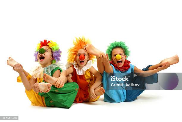 Funny Clowns Stock Photo - Download Image Now - Child, Circus, Clown