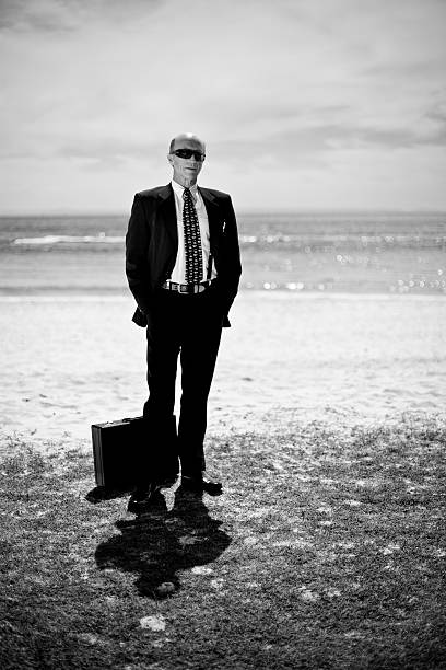 istock Businessman on the beach 177131767