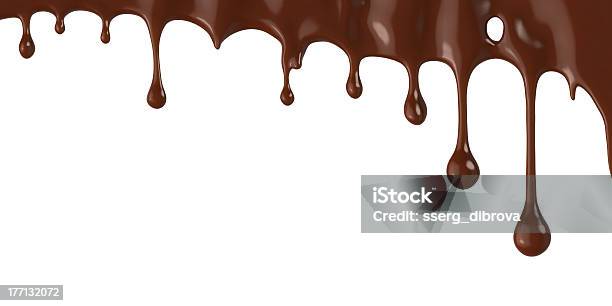 チョコレート滴 - しずくのストックフォトや画像を多数ご用意 - しずく, しぶきを上げる, カットアウト
