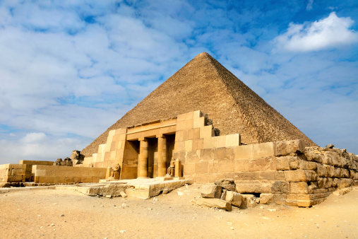 Africa, Egypt, Cairo. Giza plateau. The Tomb of Seshem Nefer, Mastaba of Seshemnefer IV, in Giza.