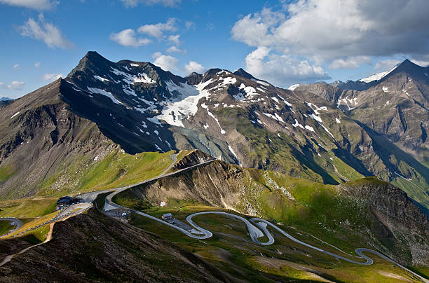 Grossglockner High Alpine Road on a sunny day