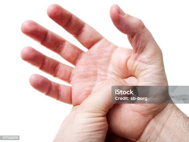 Palm Acupressure Stock Photo - Download Image Now - Adult, Alternative Therapy, Assistance