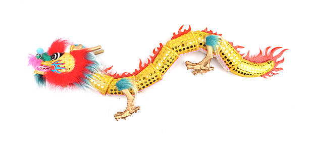 istock Chinese dragon on white background 177133135