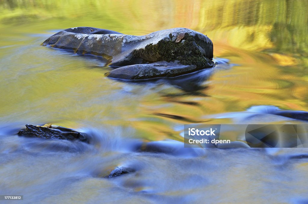 Outono, Little River - Foto de stock de Parque Nacional das Great Smoky Mountains royalty-free
