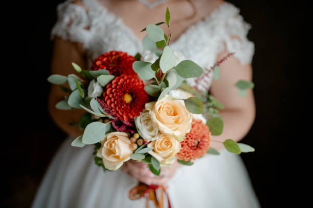 istock Beautiful wedding bridal bouquet. 1771341755