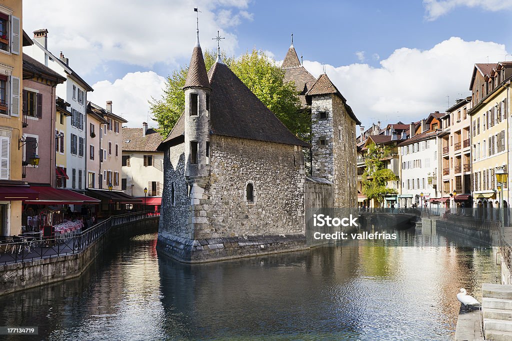 Annecy View of the old prison in Annecy, France Annecy Stock Photo