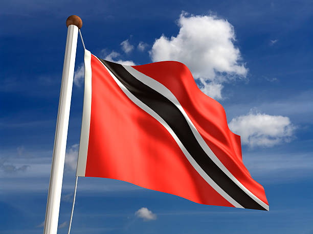istock Trinidad and Tobago flag (with clipping path) 177135293