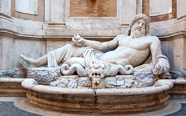 istock Sculpture of Neptune 177135328