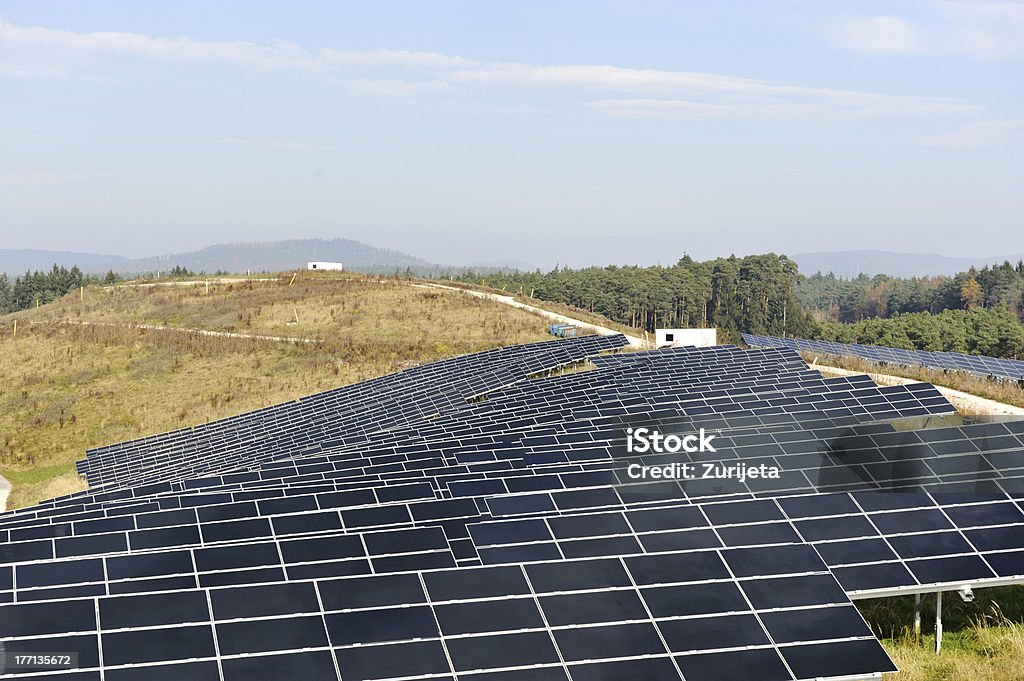 photovoltaic Solarkollektoren - Lizenzfrei Ausrüstung und Geräte Stock-Foto