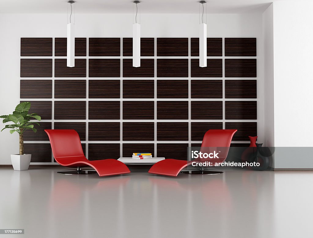 Minimalista sala de estar - Foto de stock de Aconchegante royalty-free