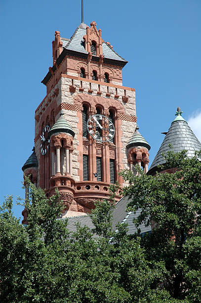 istock Courthouse Clock Tower In Waxahachie, Texas 177135774