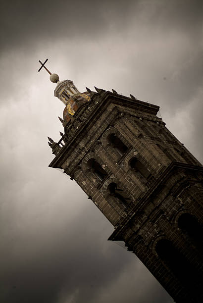 catedral de puebla#1 - 1862 imagens e fotografias de stock