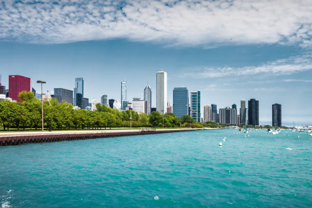 istock Chicago Lake Michigan Waterfront Skyline Lakefront Trail 1771365898
