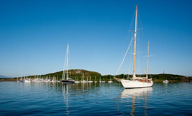 istock Yachts at anchor in Oban Bay 177136606