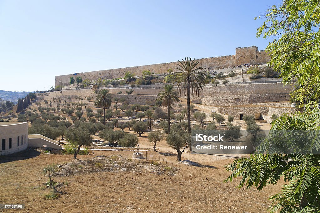 Altstadt von Jerusalem, Blick von der Ölberg - Lizenzfrei Architektur Stock-Foto