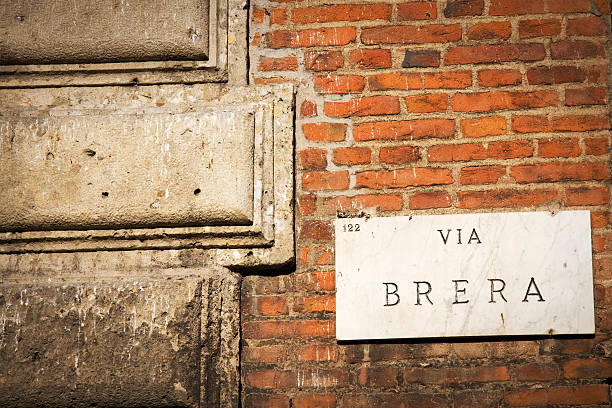 istock via brera, street in milan 177137812