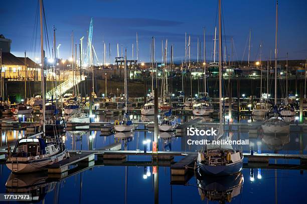 Maryport Hafen Bei Nacht Stockfoto und mehr Bilder von Vereinigtes Königreich - Vereinigtes Königreich, Firth, Beleuchtet