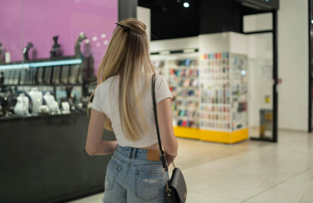istock Smiling attractive young women shopping 1771379926