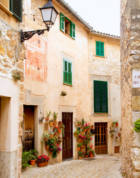 istock Medieval Valldemosa traditional Majorca village 177138139