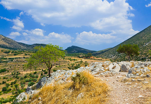 istock Pathway to mountains in Mycenae, Greece 177138854