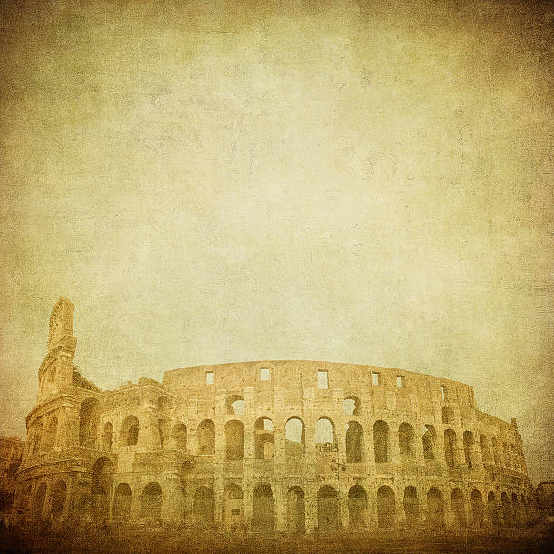 istock vintage image of coliseum 177138959
