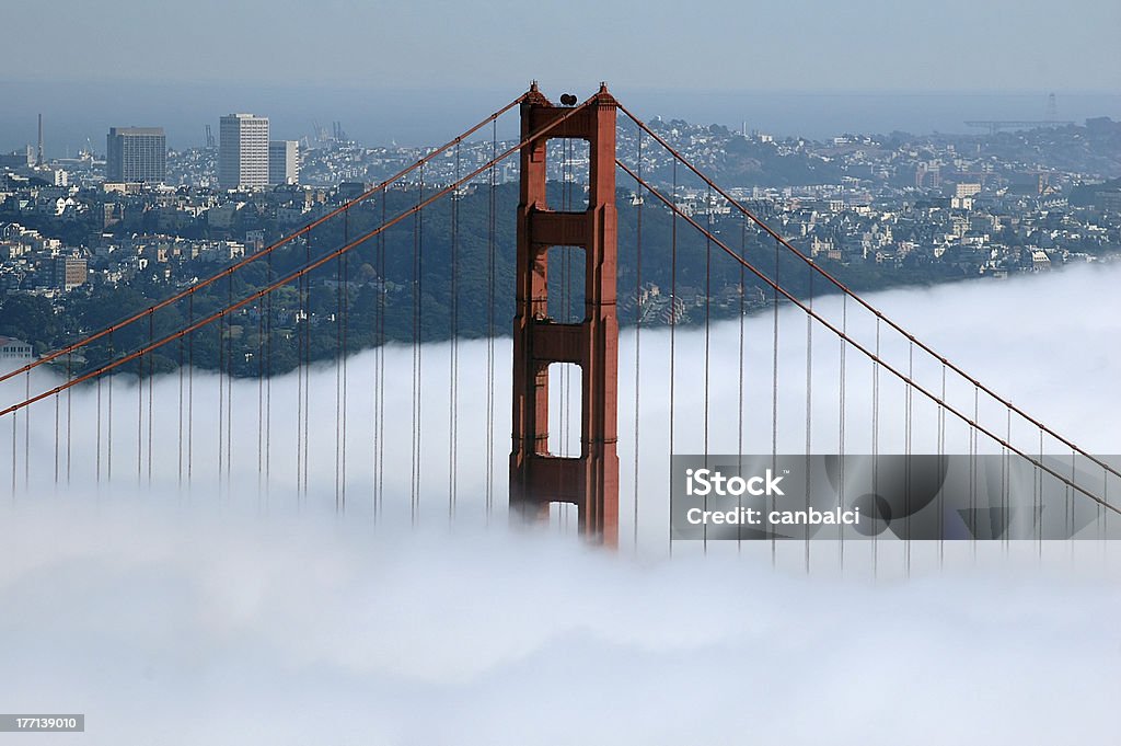 Pont du Golden Gate dans le brouillard 3 - Photo de Baie - Eau libre de droits