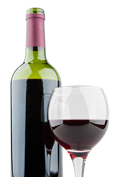 istock Red wine and full glass close-up 177139072