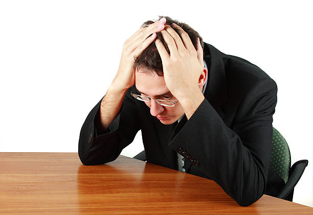 istock Business man in trouble 177139360