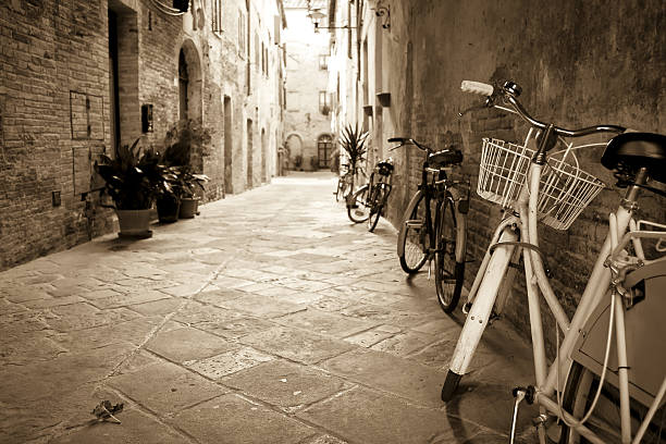 istock Bike in a village 177139861