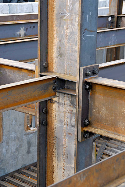 istock Steel I Beams 177140007