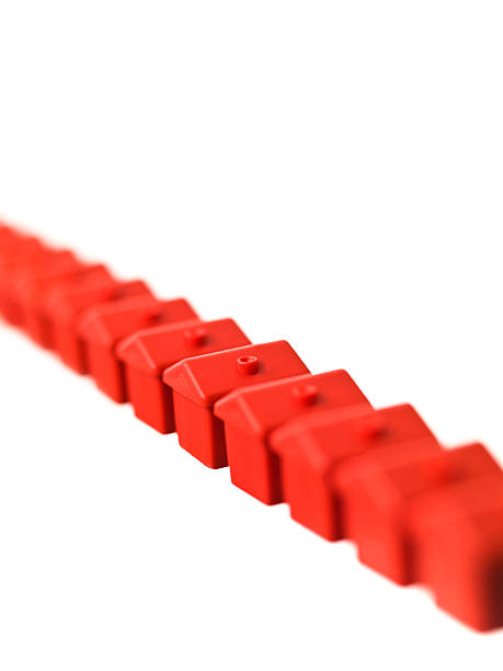 istock Row of Toy House 177140074