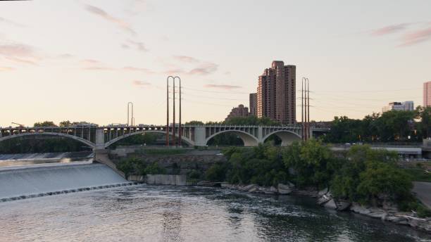 istock St Anthony Falls in Minneapolis, Minnesota at Sunset 1771402149