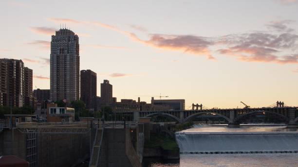 istock St Anthony Falls in Minneapolis, Minnesota at Sunset 1771402160