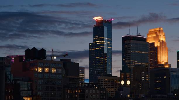 istock Beautiful Downtown Minneapolis, Minnesota at Dusk 1771402679