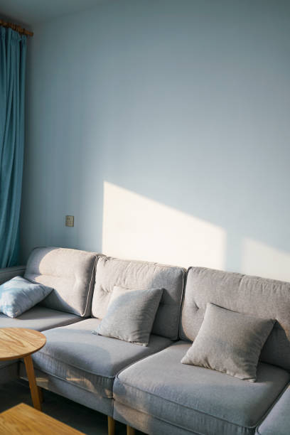 istock The sun shines on fabric sofas and wooden tables 1771405929
