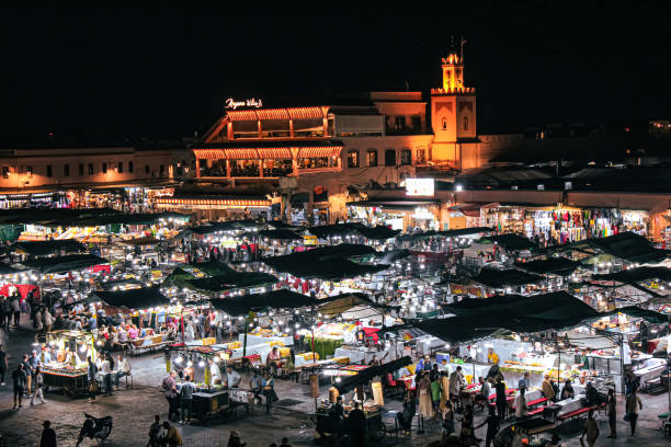 istock El Fna Square at night in Marrakesh, Morocco 1771407543