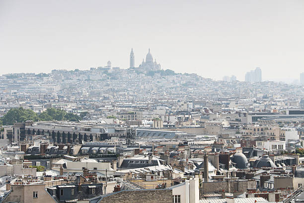 istock Rooftop cityscape Paris France 177141248