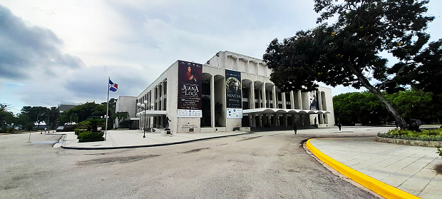 National Theatre (Teatro Nacional Eduardo Brito), in La Plaza de la Cultura, Santo Domingo, Dominican Republic