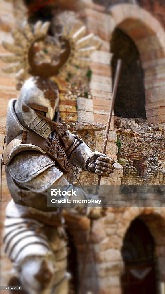 Verona-Tilt shift "falso numa fotografia de Guerreiro - Royalty-free Antiguidade Foto de stock