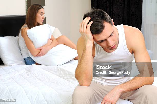 Sleeping Stock Photo - Download Image Now - Erectile Dysfunction, Bed - Furniture, Couple - Relationship