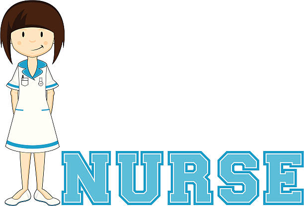 ilustrações de stock, clip art, desenhos animados e ícones de enfermeira aprender a ler ilustração - characters pen shoe vector