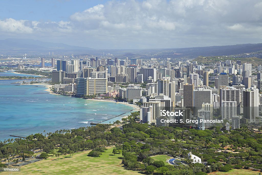 Horizonte de Honolulu - Foto de stock de Aire libre libre de derechos