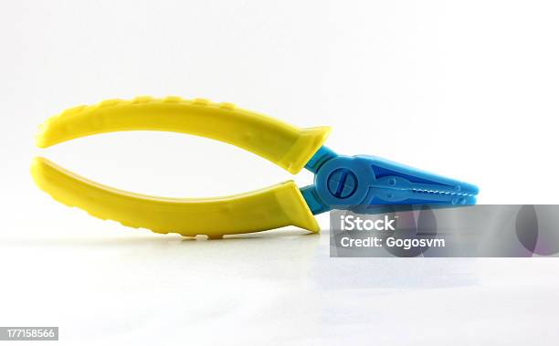Amarelo Azul Torquês - Fotografias de stock e mais imagens de Alicate - Alicate, Amarelo, Apoio
