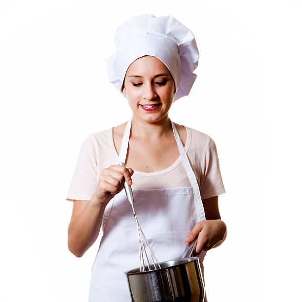 Beautiful chef girl