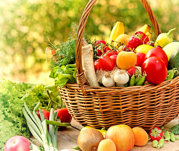 istock Fresh organic fruits and vegetables 177163582