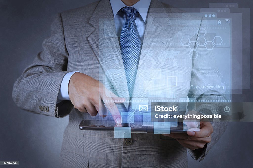 businessman hand working with modern technology businessman hand working with modern technology as concept  BY NASA Adult Stock Photo