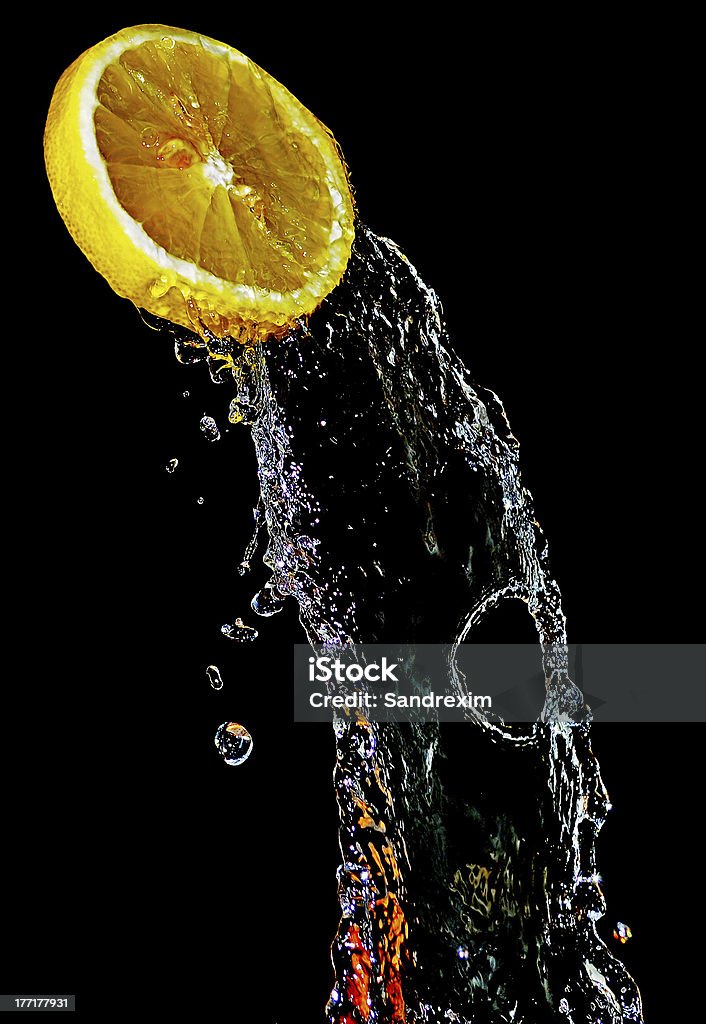 La freschezza di limone - Foto stock royalty-free di Fetta
