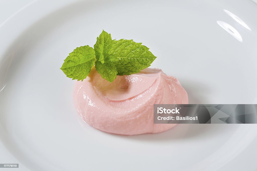 Rosa queijo cottage - Foto de stock de Branco royalty-free