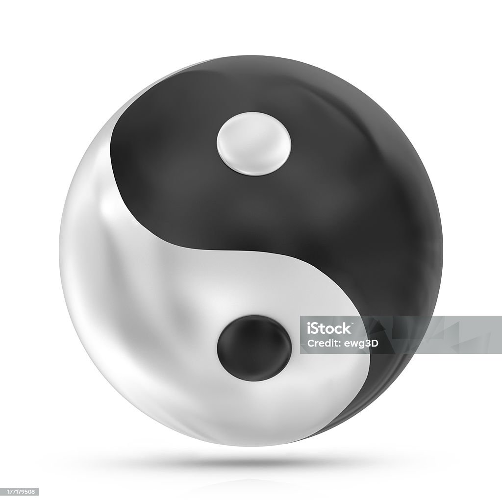 Yin Yang - Foto de stock de Símbolo Yin-Yang libre de derechos